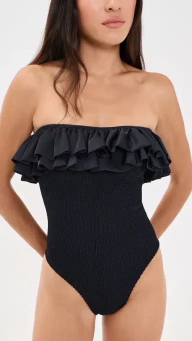 Hunza G Eloise Frill One Piece | Thumbnail 2 Hunza G Eloise Frill One Piece | Thumbnail 2