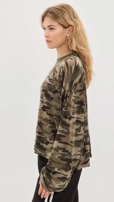 LIONESS Bloom Camo Tee Camo M | Thumbnail 4