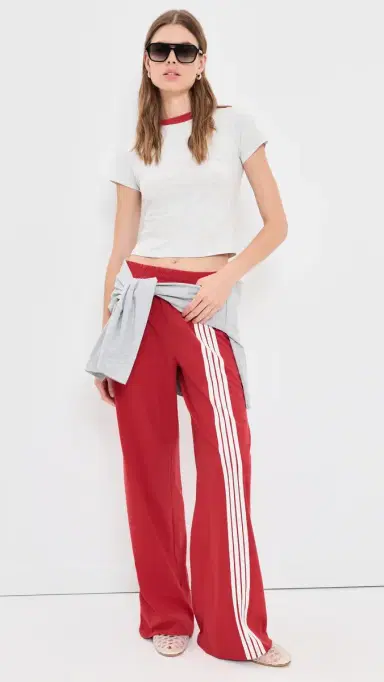 LIONESS Red Eye Track Pants Crimson M | Thumbnail 5