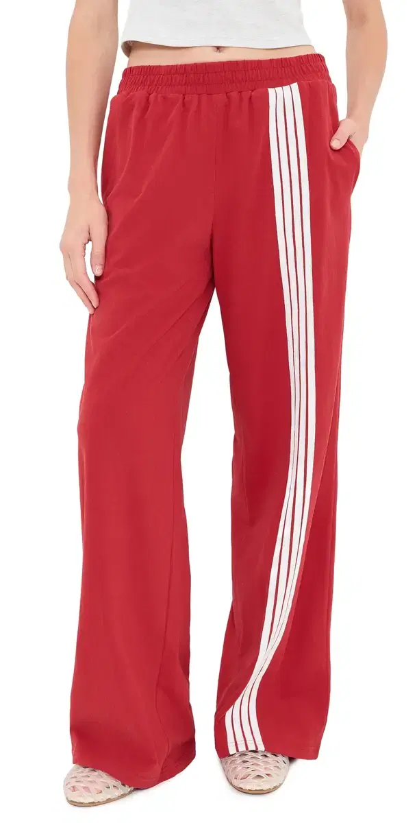 Red Eye Track Pants Crimson