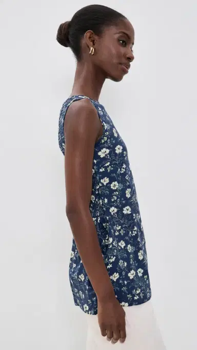 La Maregold The Celine Top Indigo Chintz Floral M | Thumbnail 4