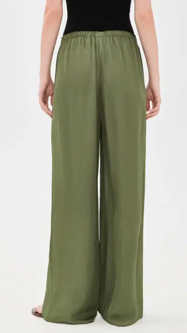 Theory Slit Washed Twill Pants Forest oss - 2r2 | Thumbnail 3