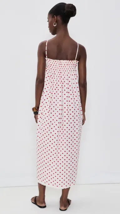 La Maregold The Sammy Midi Dress Red Dot S | Thumbnail 3