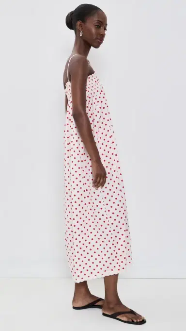La Maregold The Sammy Midi Dress Red Dot S | Thumbnail 4