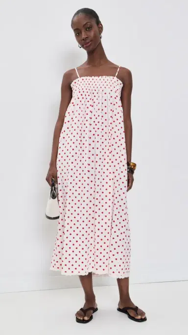 La Maregold The Sammy Midi Dress Red Dot S | Thumbnail 5