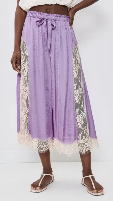 Sea Ethel Solid Pants Lilac L | Thumbnail 2