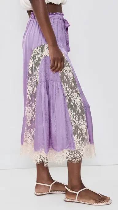 Sea Ethel Solid Pants Lilac L | Thumbnail 4