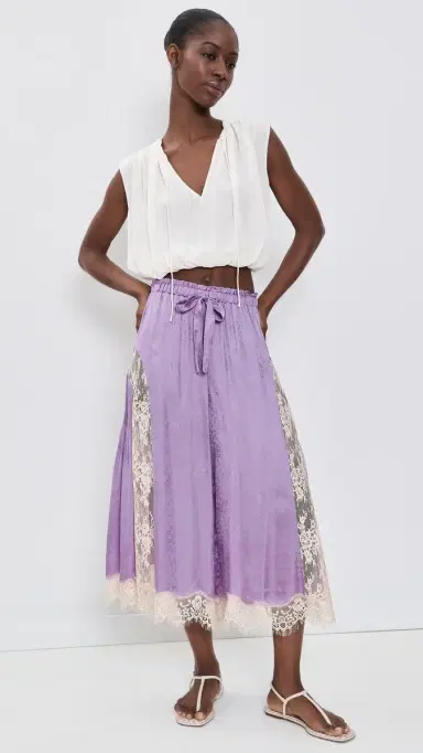Sea Ethel Solid Pants Lilac L | Thumbnail 5