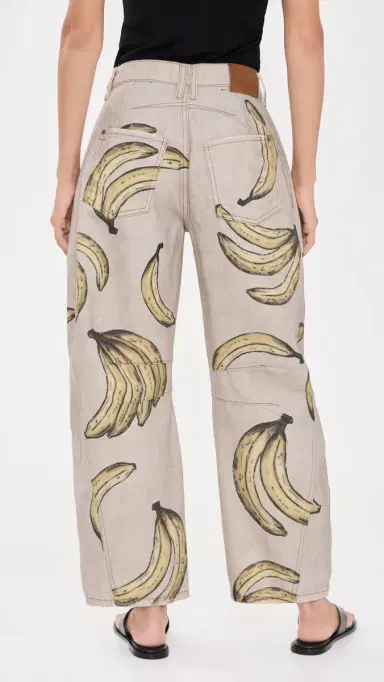 Free People Good Luck Printed Jeans | Thumbnail 3
