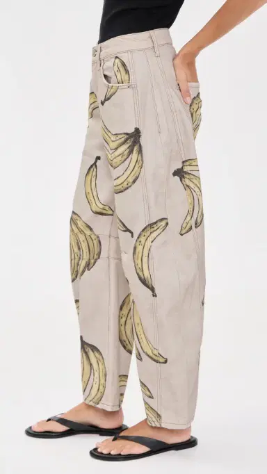 Free People Good Luck Printed Jeans | Thumbnail 4