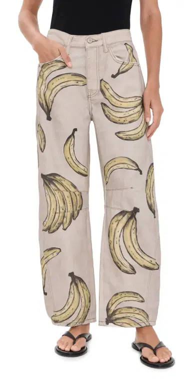 Free People Good Luck Printed Jeans | Thumbnail 1