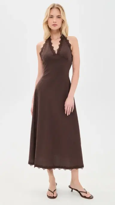Lioness tars Align Midi Dress Brown | Thumbnail 2