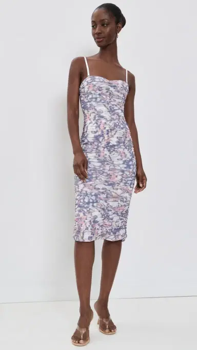 L'Agence Caprice Strapless Midi Dress | Thumbnail 2 L'Agence Caprice Strapless Midi Dress | Thumbnail 2