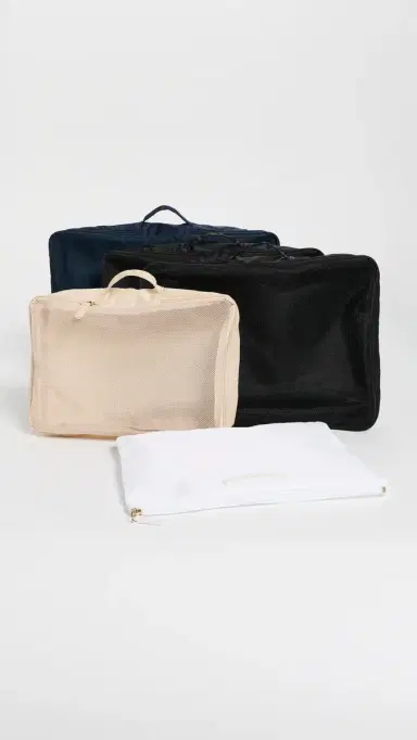 Stoney Clover Lane Packing Cube 5-Piece Set Neutral | Thumbnail 2 Stoney Clover Lane Packing Cube 5-Piece Set Neutral | Thumbnail 2