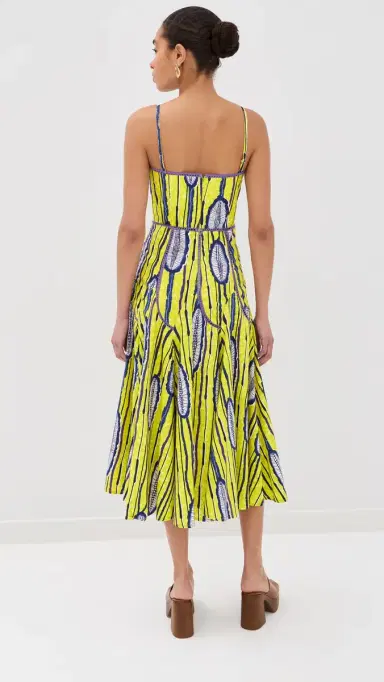 STELLA JEAN A-Line Godet Dress Papaya 01 46 | Thumbnail 3