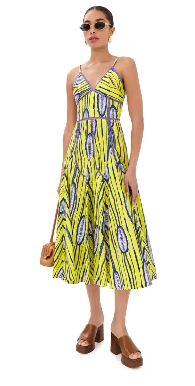 STELLA JEAN A-Line Godet Dress Papaya 01 46 | Thumbnail 1