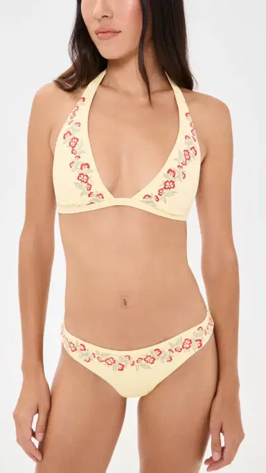 Frankies Bikinis Frank Bikini Top Hibiscus Beach L | Thumbnail 5 Frankies Bikinis Frank Bikini Top Hibiscus Beach L | Thumbnail 5