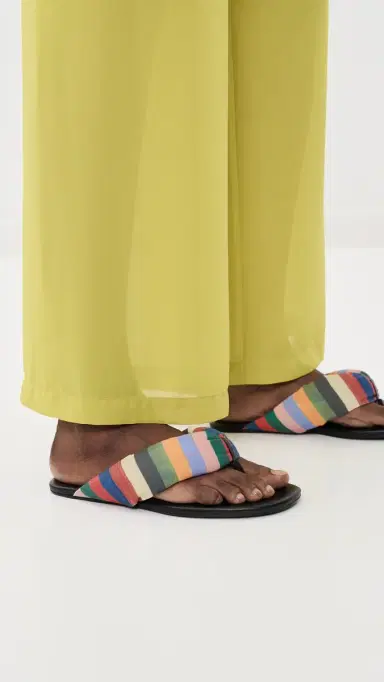 Staud Juno Stripe Sandals | Thumbnail 3