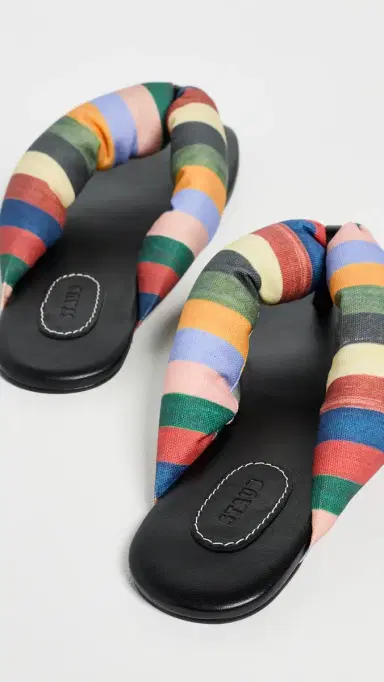 Staud Juno Stripe Sandals | Thumbnail 4