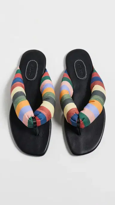 Staud Juno Stripe Sandals | Thumbnail 5