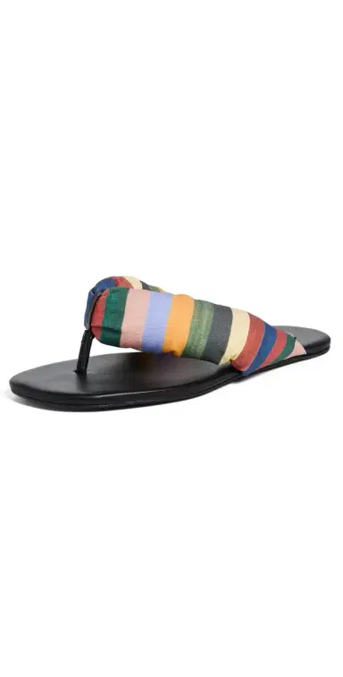 Staud Juno Stripe Sandals | Thumbnail 1