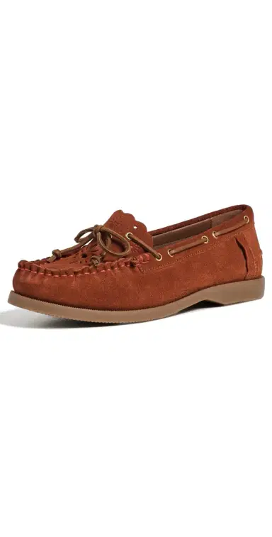 Free People Lagoon Cut Out Boat Shoes Rust Suede 6 | Thumbnail 1 Free People Lagoon Cut Out Boat Shoes Rust Suede 6 | Thumbnail 1