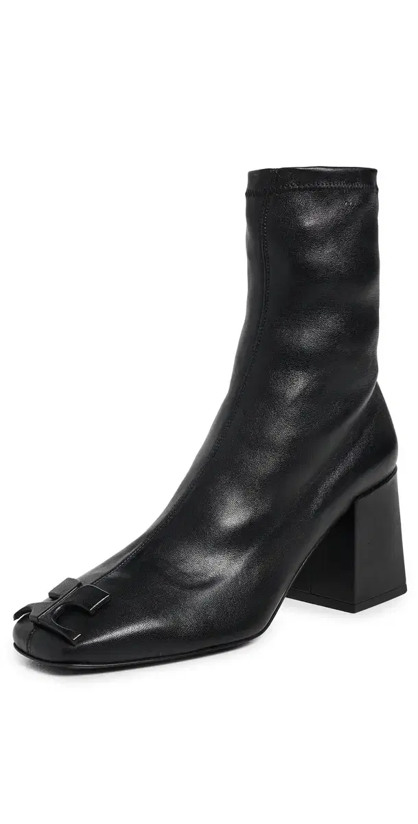 Courrèges Reedition AC Raised Ankle Boots Black