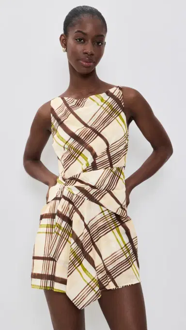 A.L.C. A. L.C. Dea Dress Butter/Ganache | Thumbnail 2