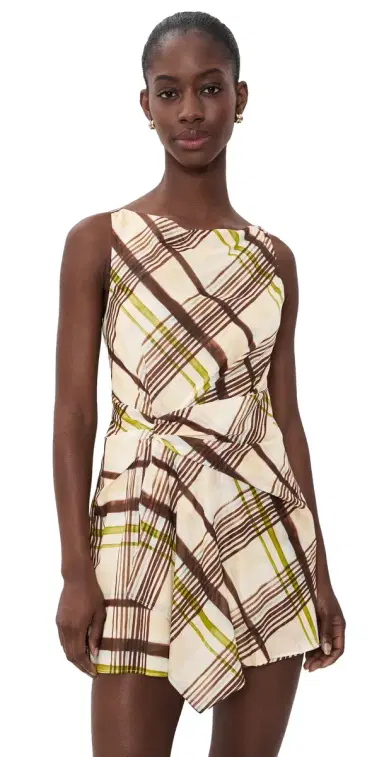 A.L.C. A. L.C. Dea Dress Butter/Ganache | Thumbnail 1
