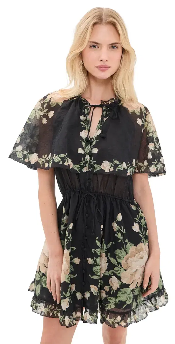 Sea Christina Print ini Dress Black