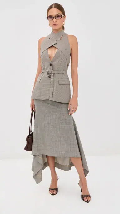Monse Cross Lapel Vest Jacket | Thumbnail 5 Monse Cross Lapel Vest Jacket | Thumbnail 5