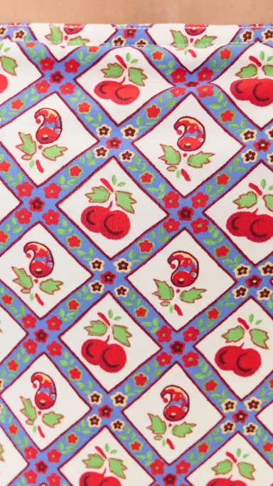 Hill House Home The Giana One Piece Diamond Cherries,Red M | Thumbnail 6