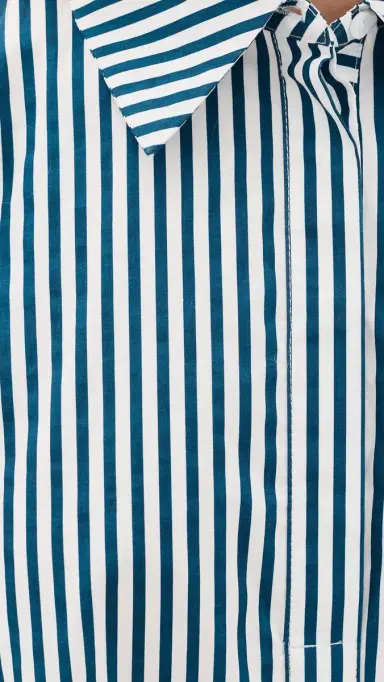 English Factory Striped Mini Dress White/Indigo Blue | Thumbnail 6 English Factory Striped Mini Dress White/Indigo Blue | Thumbnail 6