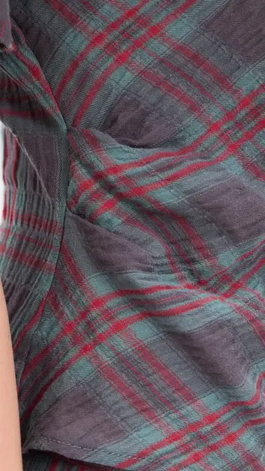 LIONESS Halcyon Top Jade Plaid L | Thumbnail 6 LIONESS Halcyon Top Jade Plaid L | Thumbnail 6