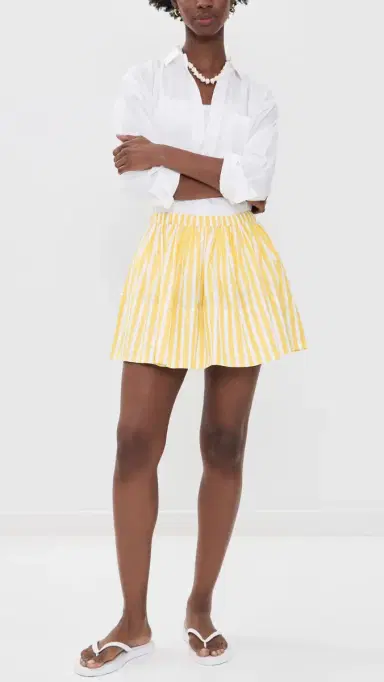 Suzie Kondi Fousta Skirt Wide Canary Stripe | Thumbnail 5 Suzie Kondi Fousta Skirt Wide Canary Stripe | Thumbnail 5