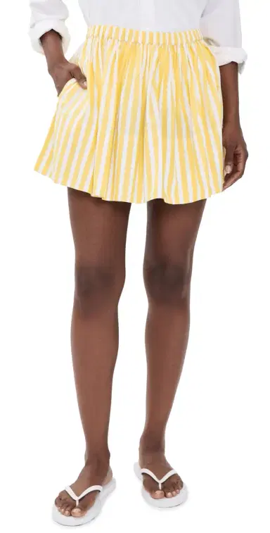 Suzie Kondi Fousta Skirt Wide Canary Stripe | Thumbnail 1 Suzie Kondi Fousta Skirt Wide Canary Stripe | Thumbnail 1