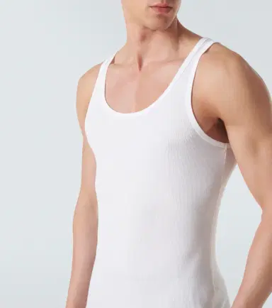 Tom Ford Ribbed-knit cotton-blend tank top | Thumbnail 4 Tom Ford Ribbed-knit cotton-blend tank top | Thumbnail 4
