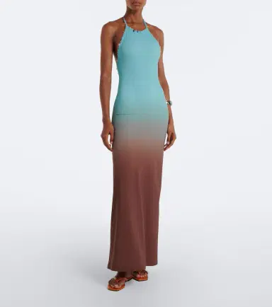Christopher Esber Beach Quartz embellished ombré maxi dress | Thumbnail 5 Christopher Esber Beach Quartz embellished ombré maxi dress | Thumbnail 5