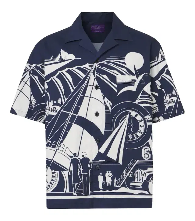 Printed cotton shirt