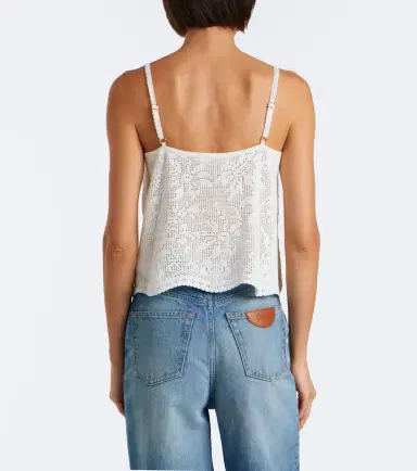 Chloé Chloé Pointelle cotton top | Thumbnail 2
