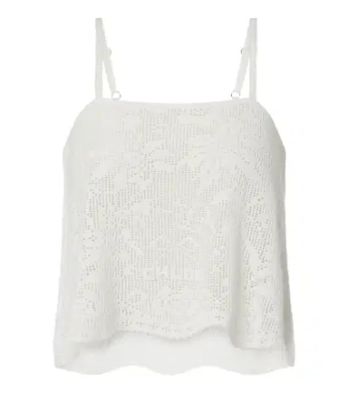 Chloé Chloé Pointelle cotton top | Thumbnail 1