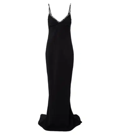 Stella McCartney Embellished crêpe gown | Thumbnail 1 Stella McCartney Embellished crêpe gown | Thumbnail 1