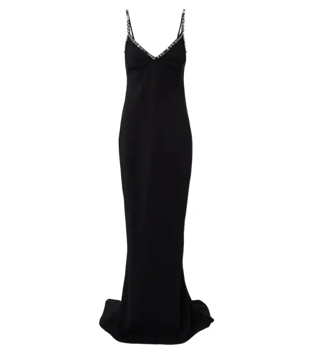 Stella McCartney Embellished crêpe gown