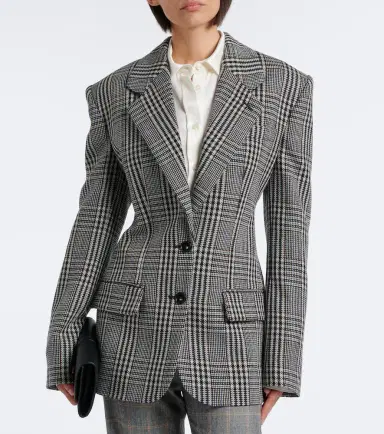 Stella McCartney Checked wool blazer | Thumbnail 2