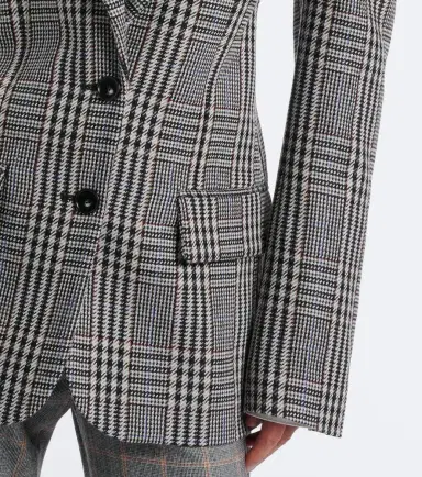 Stella McCartney Checked wool blazer | Thumbnail 3