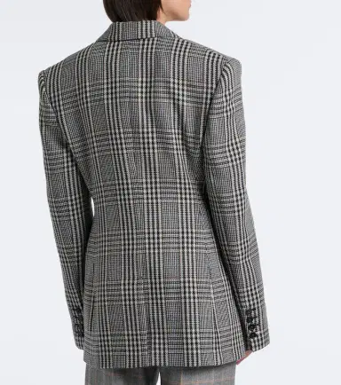 Stella McCartney Checked wool blazer | Thumbnail 4