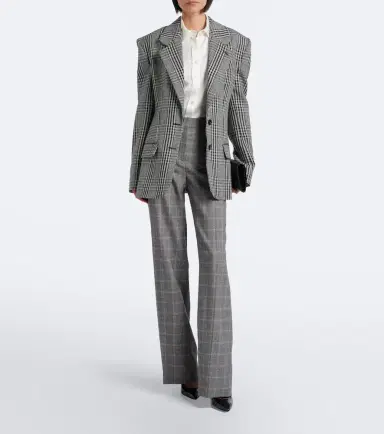 Stella McCartney Checked wool blazer | Thumbnail 5