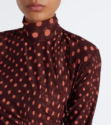 Stella McCartney Polka dot mesh maxi dress | Thumbnail 3