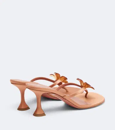 Amina Muaddi Vittoria embellished satin thong sandals | Thumbnail 2 Amina Muaddi Vittoria embellished satin thong sandals | Thumbnail 2