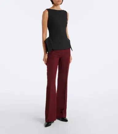 Roland Mouret Wool and silk wide-leg pants | Thumbnail 6